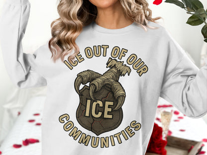 Ice Out of Our Communities Graphic product