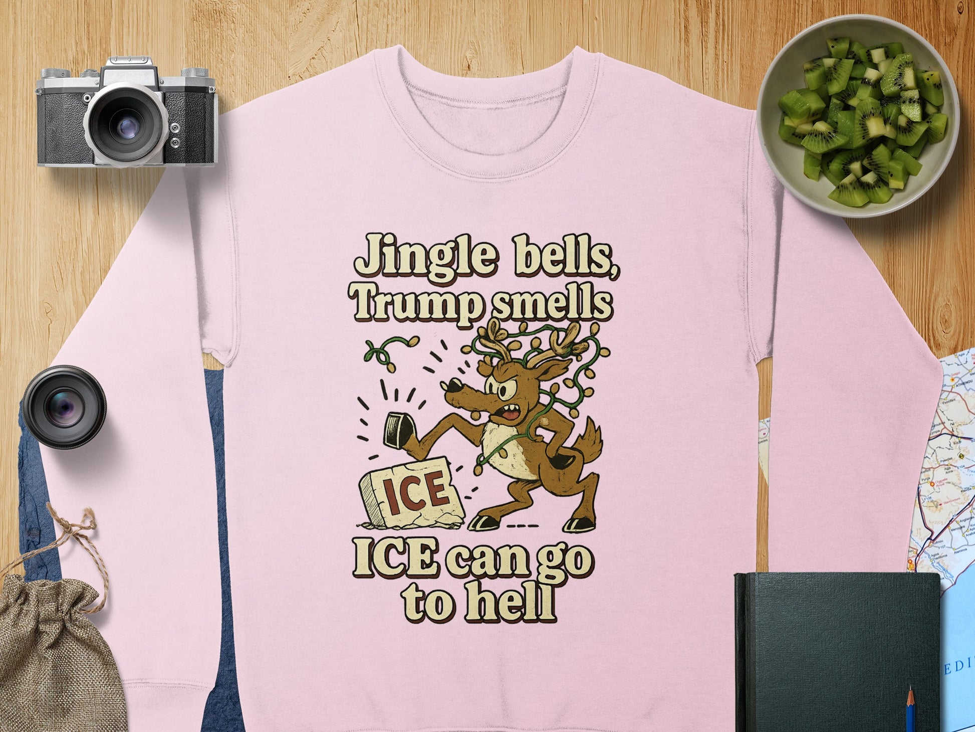 Jingle Bells Trump Smells Funny Holiday Sweatshirt