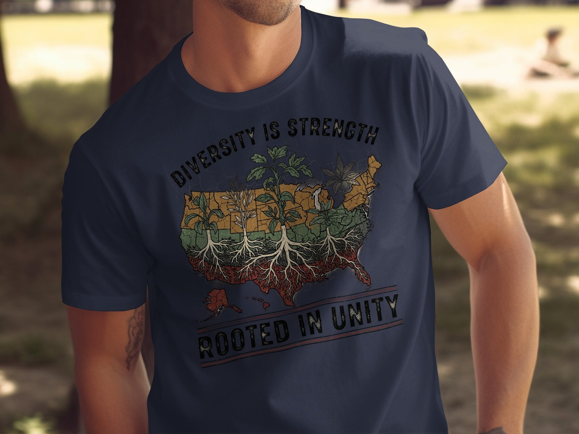 Diversity is Strength Rooted in Unity T-shirt product