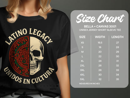 Latino Legacy Skull Unidos En Cultura Tee product