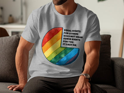 Equal Rights for Others Pie Chart Design T-shirt product