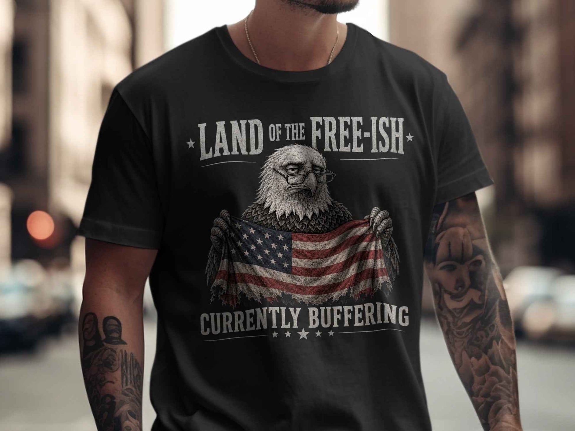Free-ish" Eagle Graphic T-Shirt