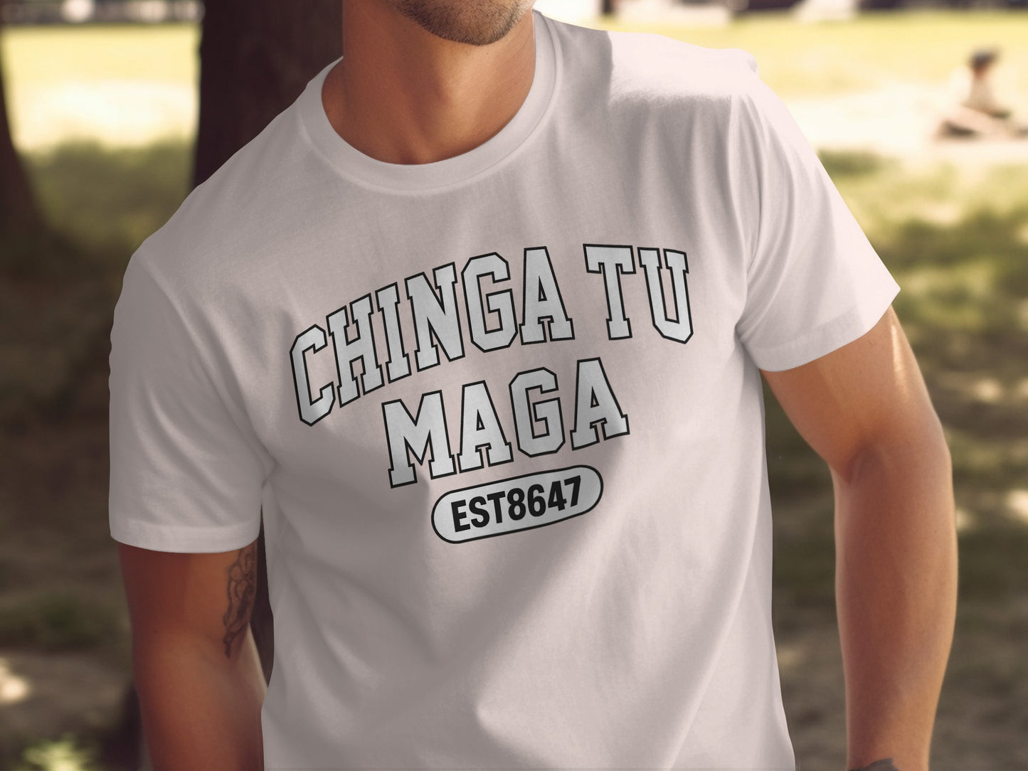CHINGA TU MAGA EST8647 Casual Graphic Tee product