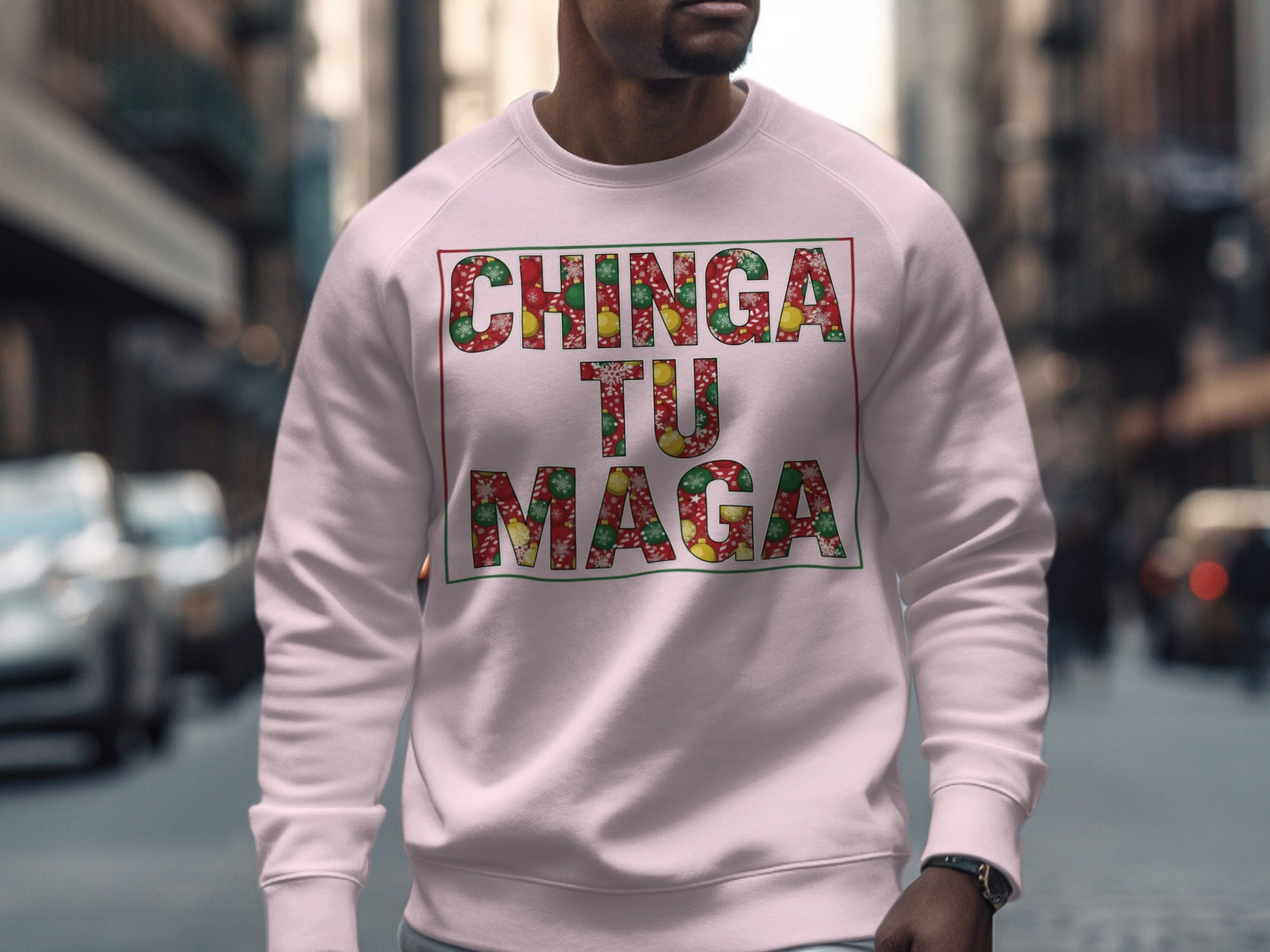 Chinga Tu Maga Crewneck Sweatshirt Statement Apparel
