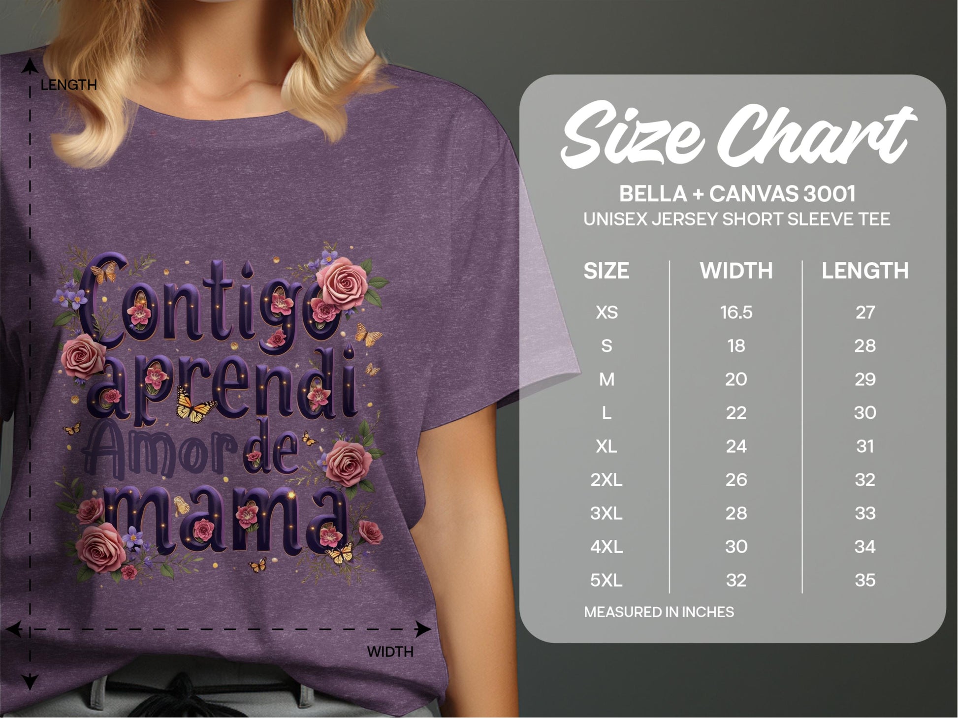 Contigo Aprendi Amor de Mama Short Sleeve Tee product type