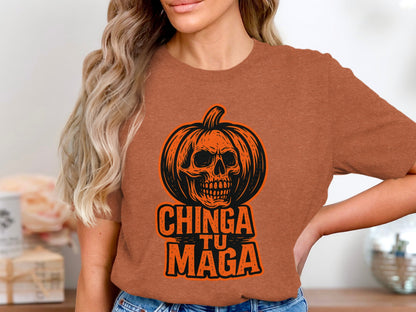 Chinga Tu Maga Graphic Tee for Halloween Product