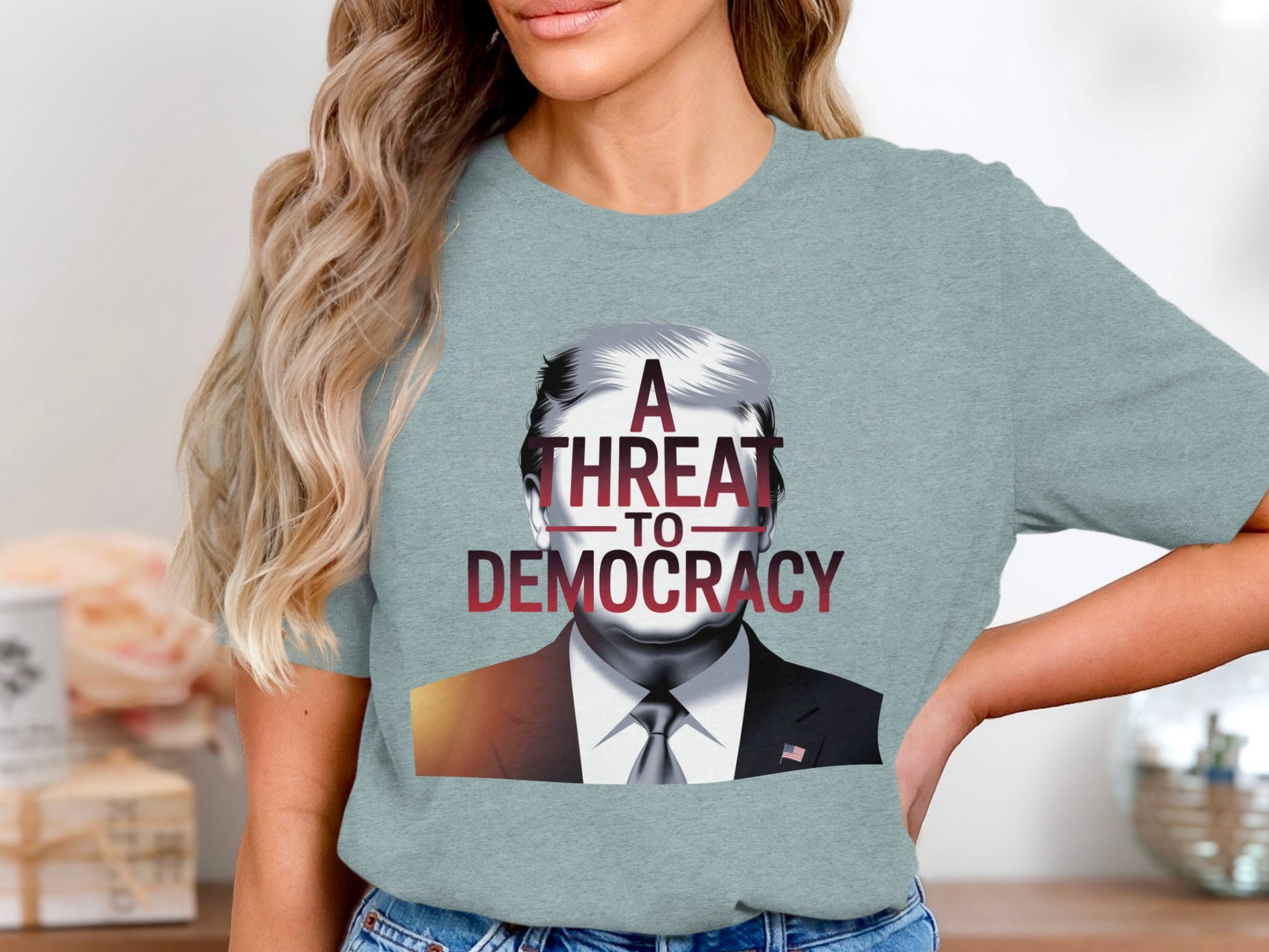 A Threat to Democracy Graphic T-shirt product