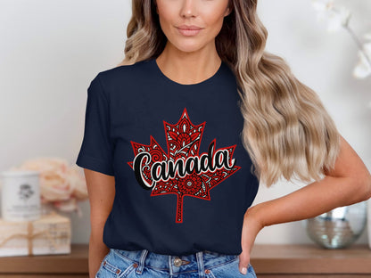 Canada Leaf Graphic Tee stylish clothing product