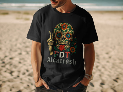 FDT Alcatrash Skull Graphic Tees Casual Wear product type
