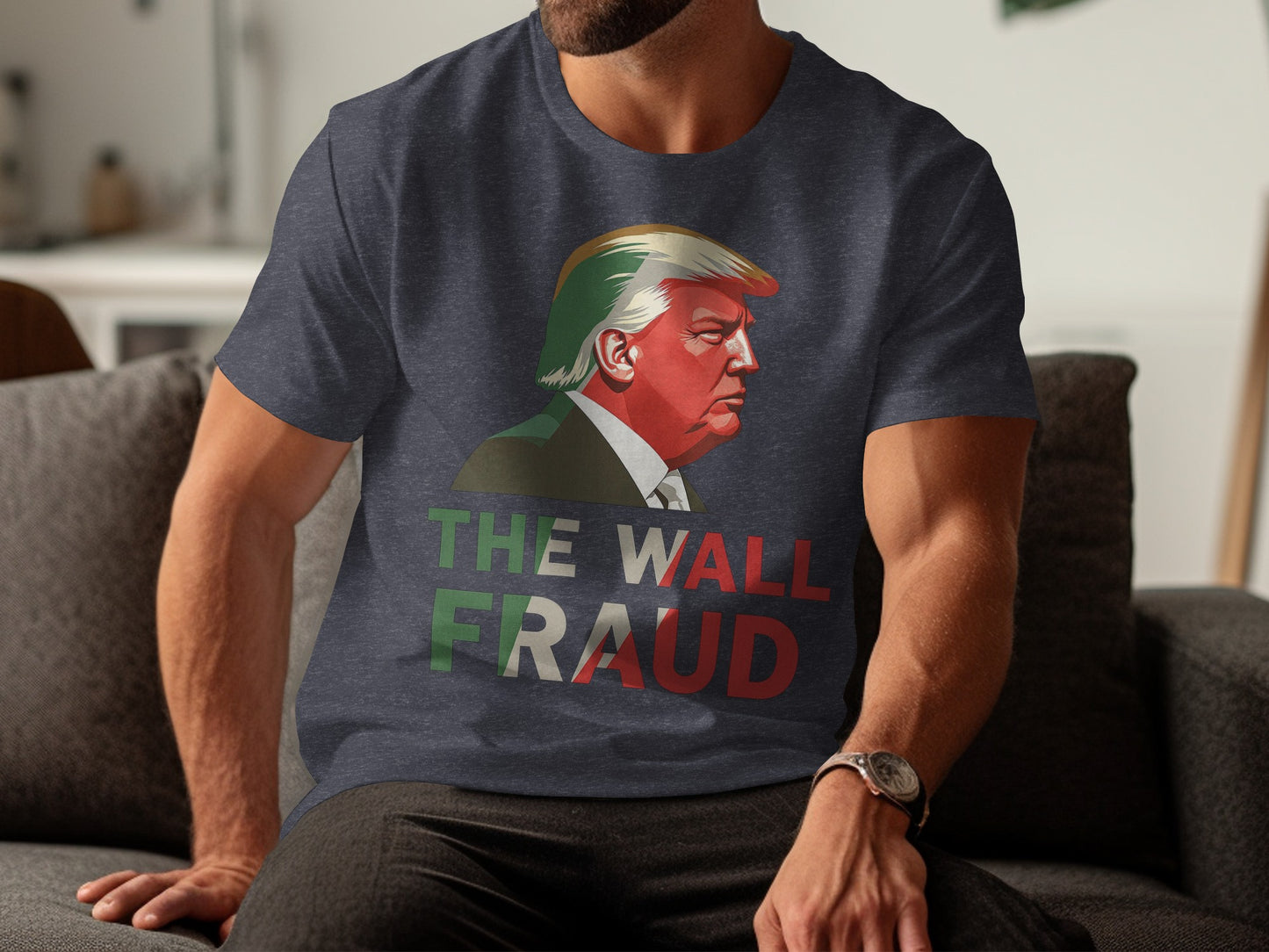 The Wall Fraud Graphic T-Shirt for Statement Wear product