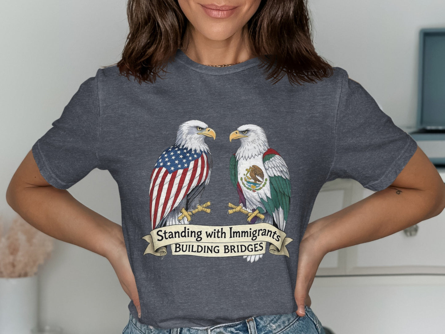 Standing with Immigrants Building Bridges product type