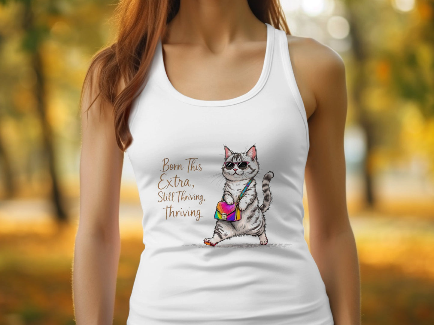 Born This Extra Still Thriving Thriving Tank Top product