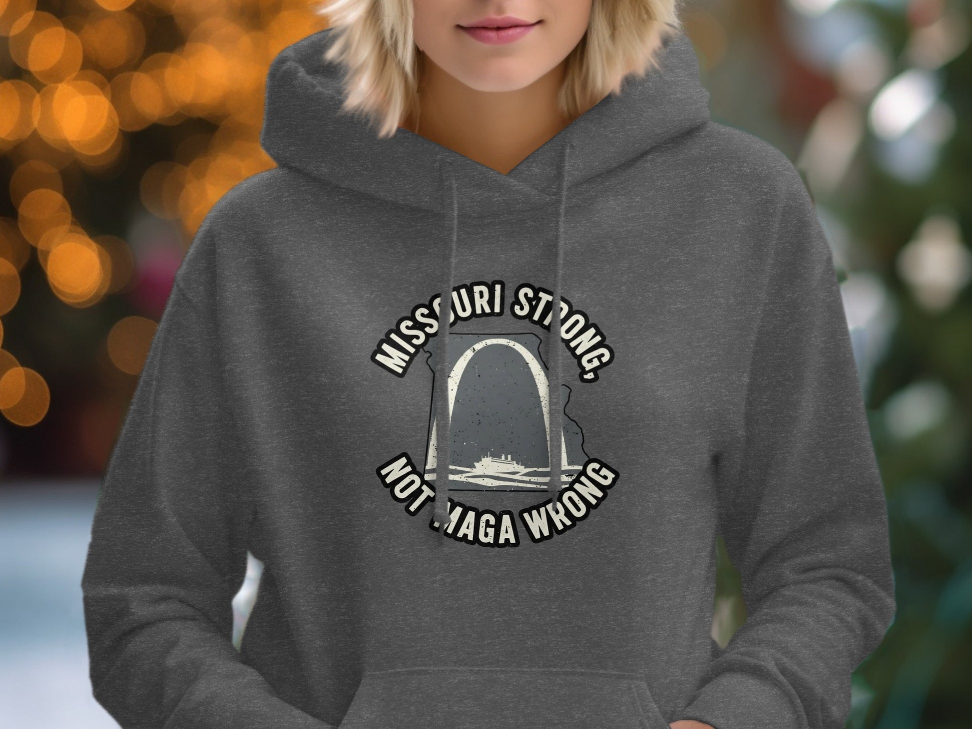Missouri Strong Not Maga Wrong Hoodie product