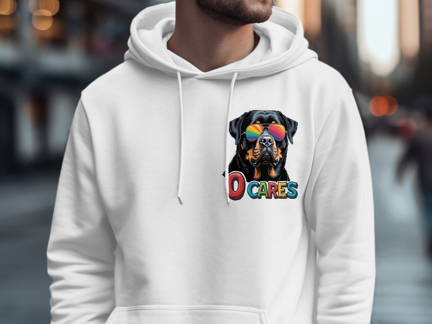 Rottweiler Dog Wearing Sunglasses Hoodie product