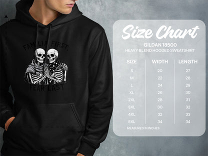 Family First Fear Last Graphic Hoodie Sweatshirt product