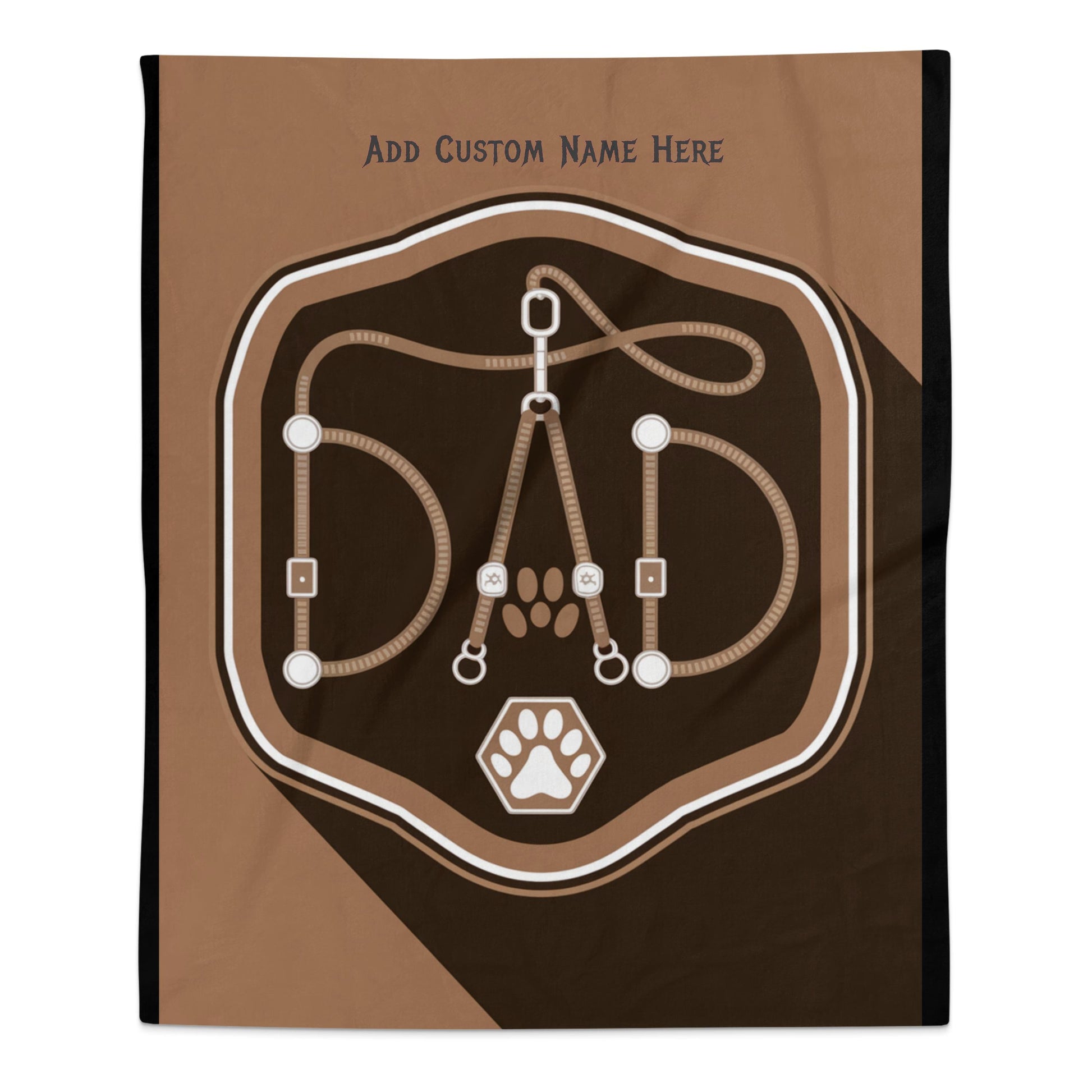 Personalized Dad Pet Lover Blanket product type