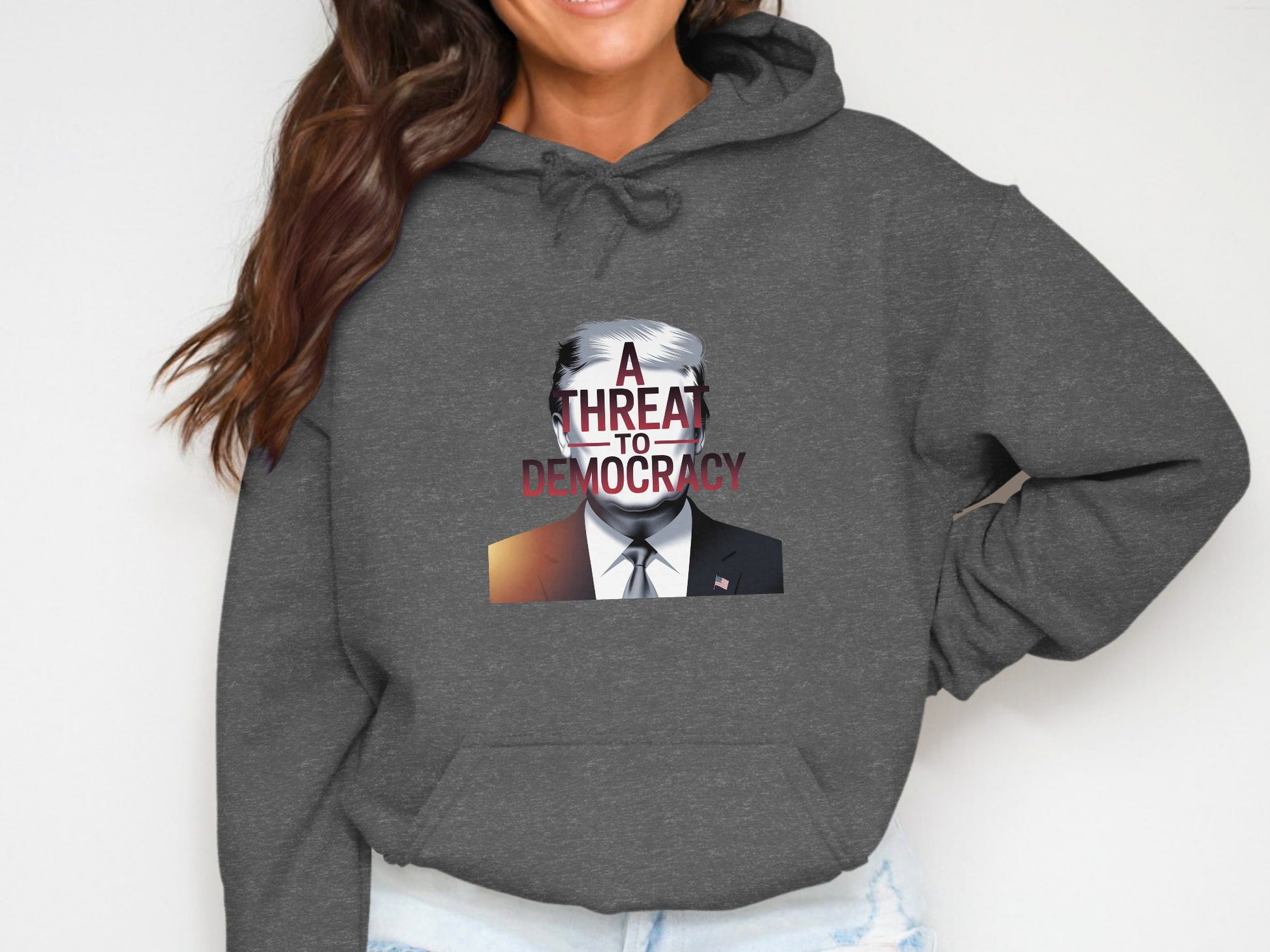 A Threat To Democracy Graphic Hoodie product