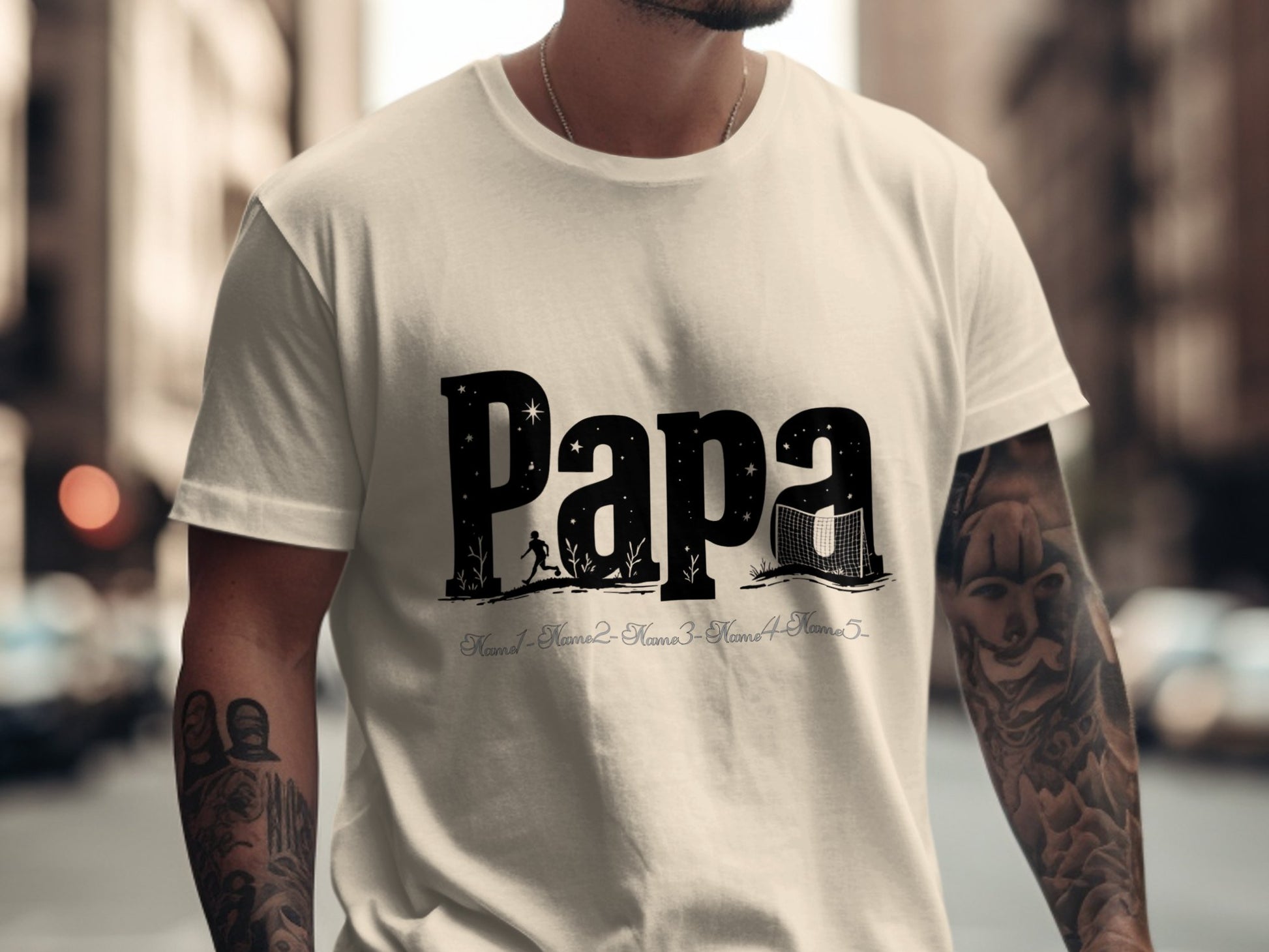 Papa Graphic Print Fathers Day Gift T-shirt product type