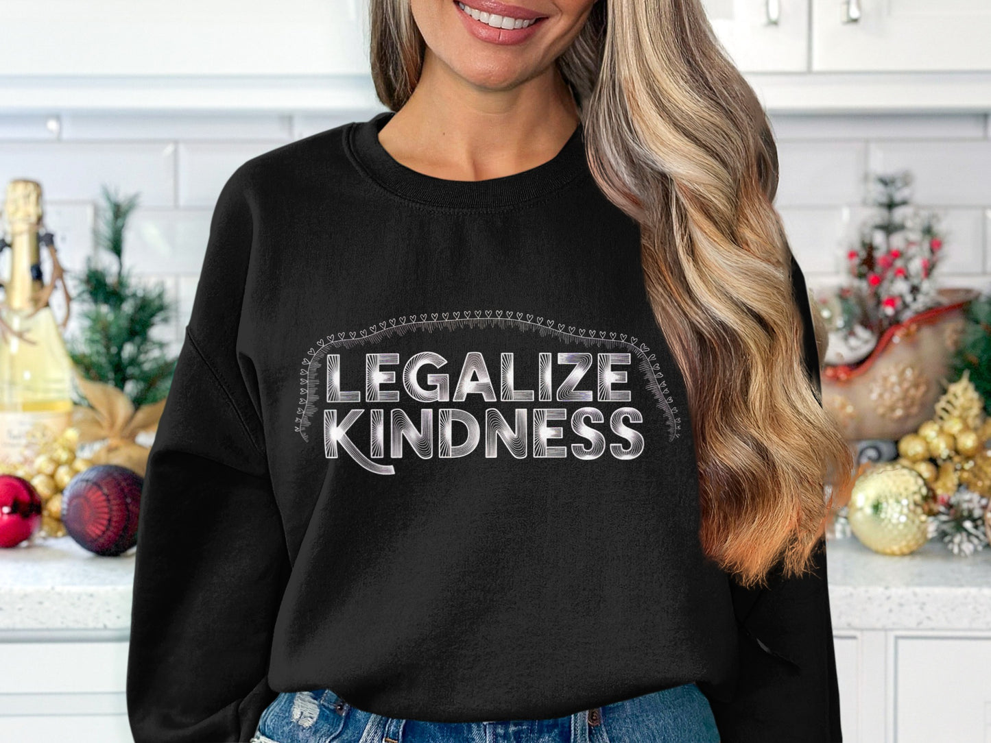 Legalize Kindness Graphic Crew Neck product