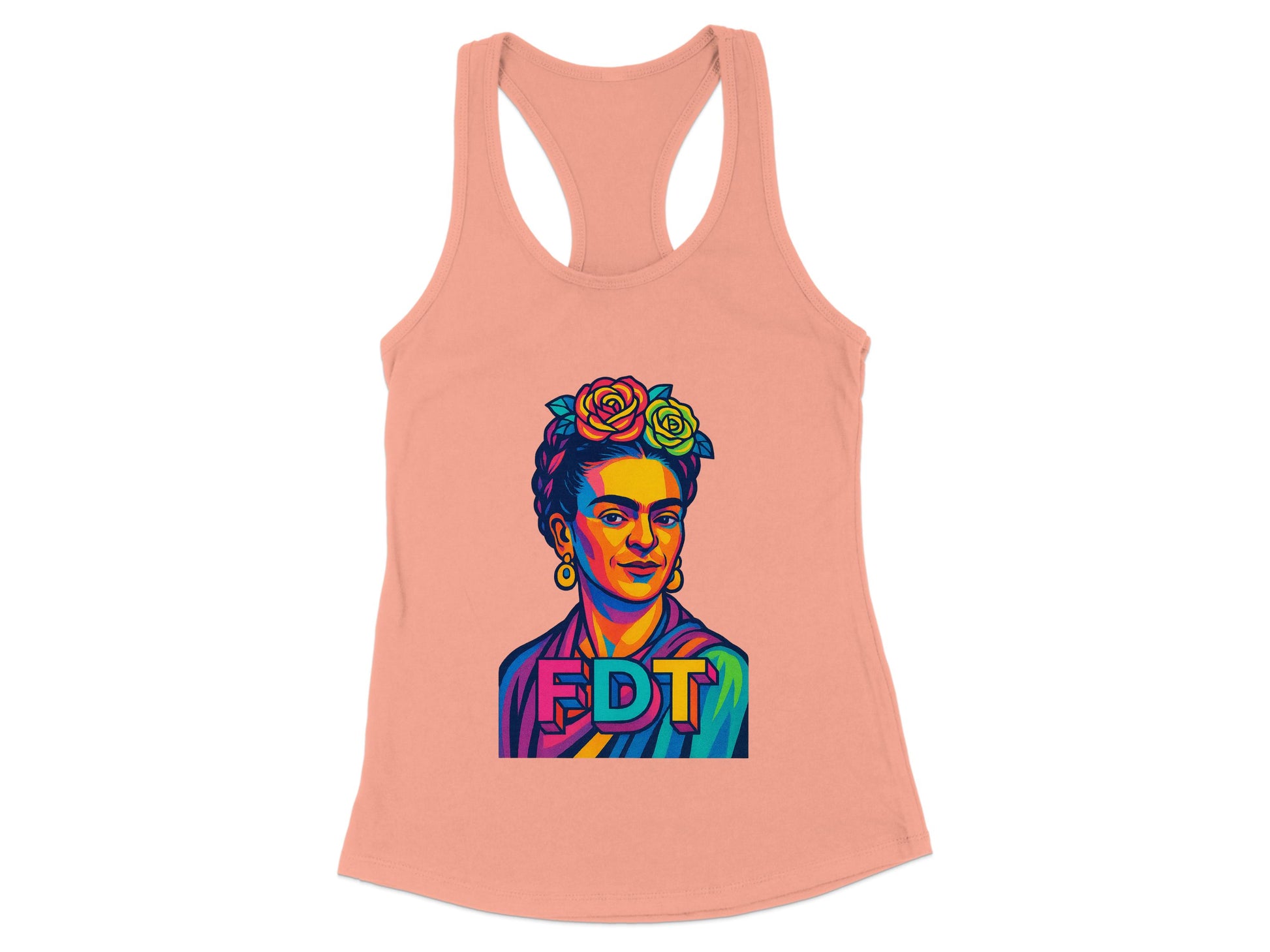 Colorful Frida Kahlo Graphic Tank Top product type