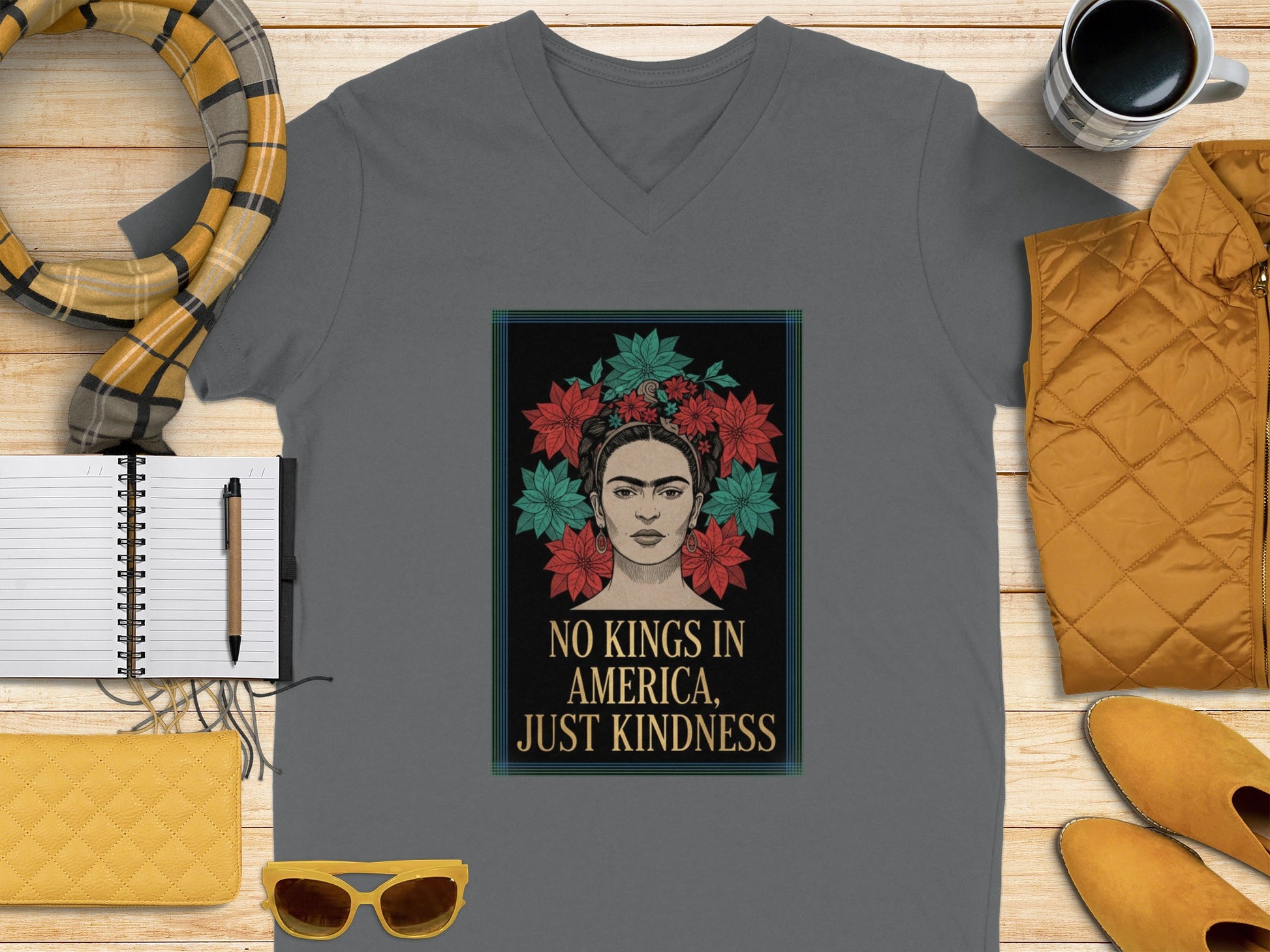 No Kings In America Just Kindness Statement Shirt