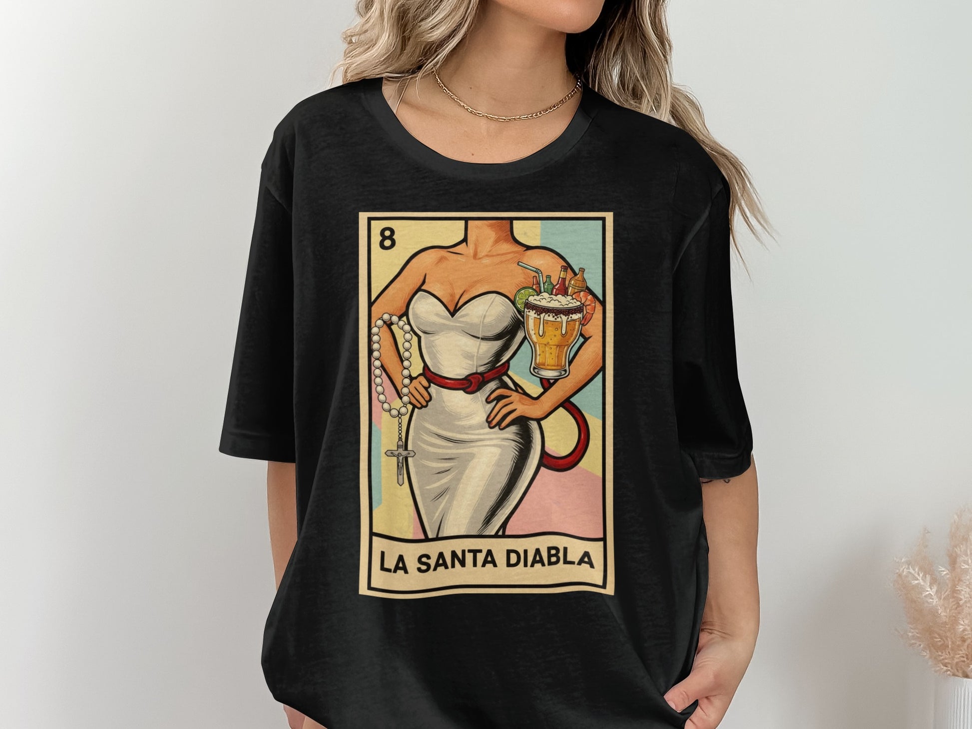 La Santa Diabla Graphic Oversized Tee Shirt product type