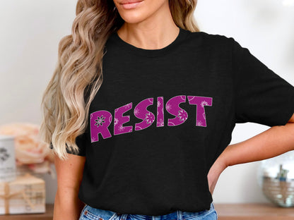 Resist Bold Graphic Statement Tee