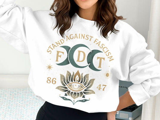 Stand Against Fascism Graphic Sweatshirt product type