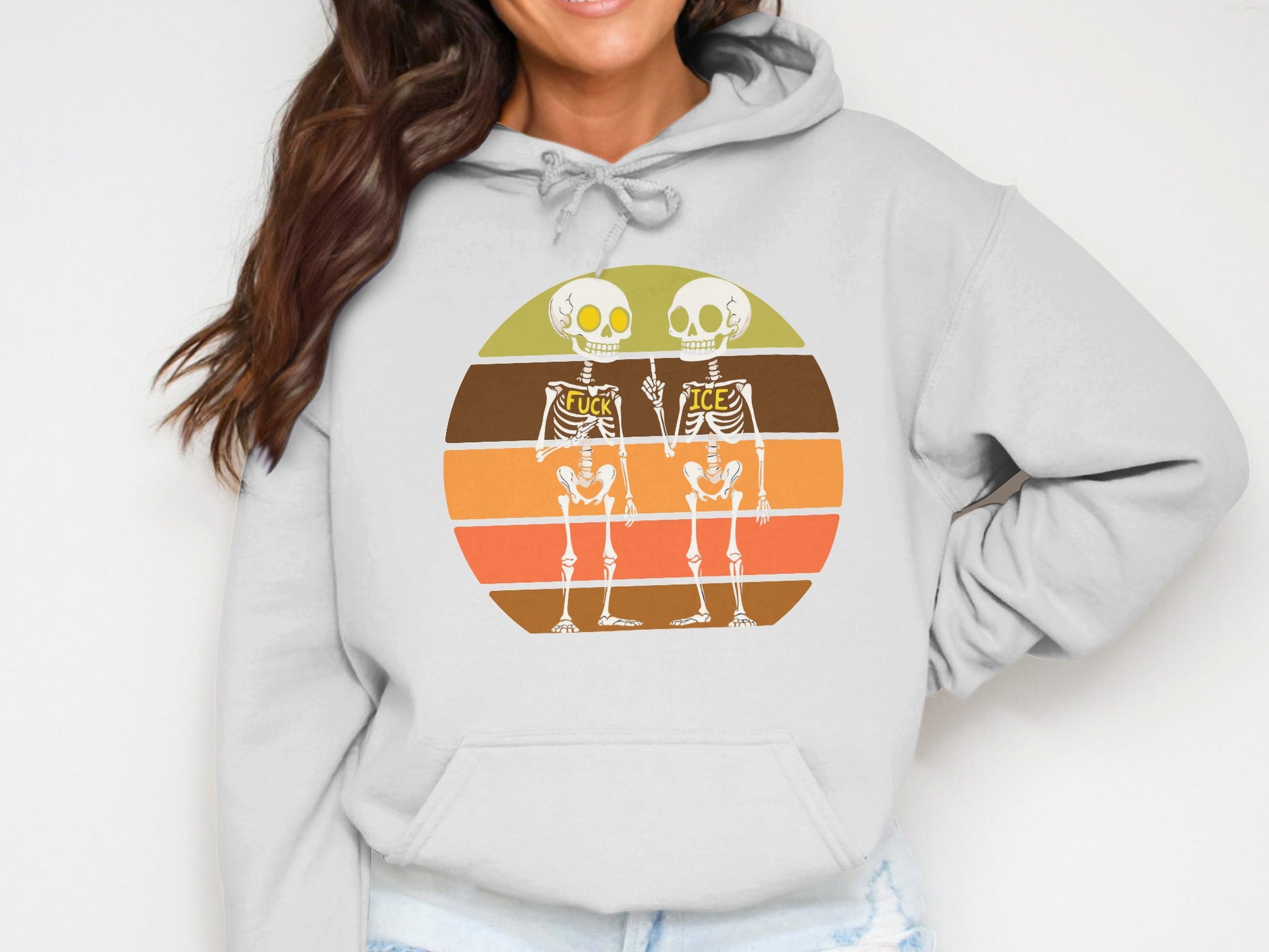 Vintage Skeletons Halloween Hoodie Product
