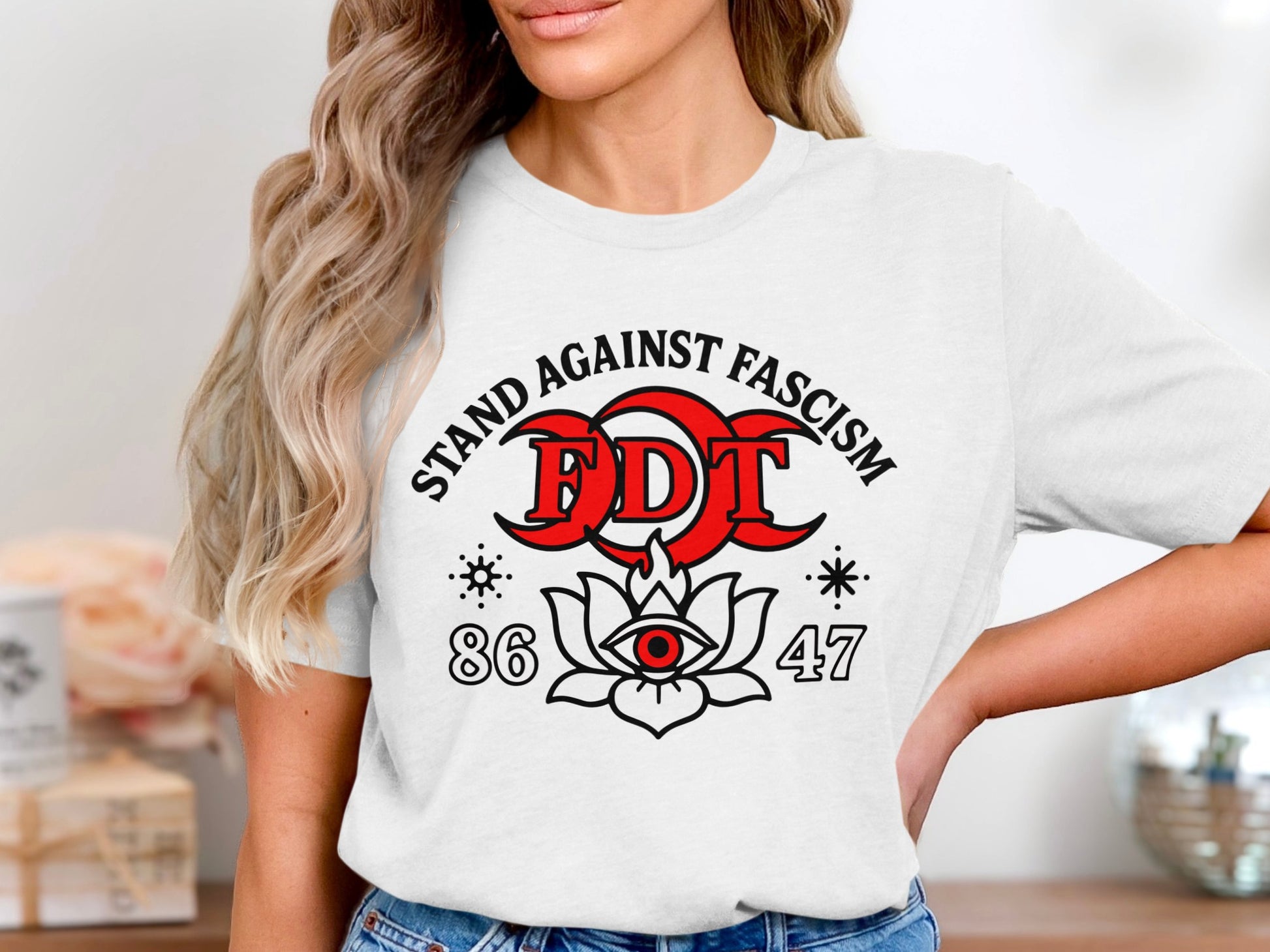 Stand Against Fascism FDT 86 47 Shirt Design
