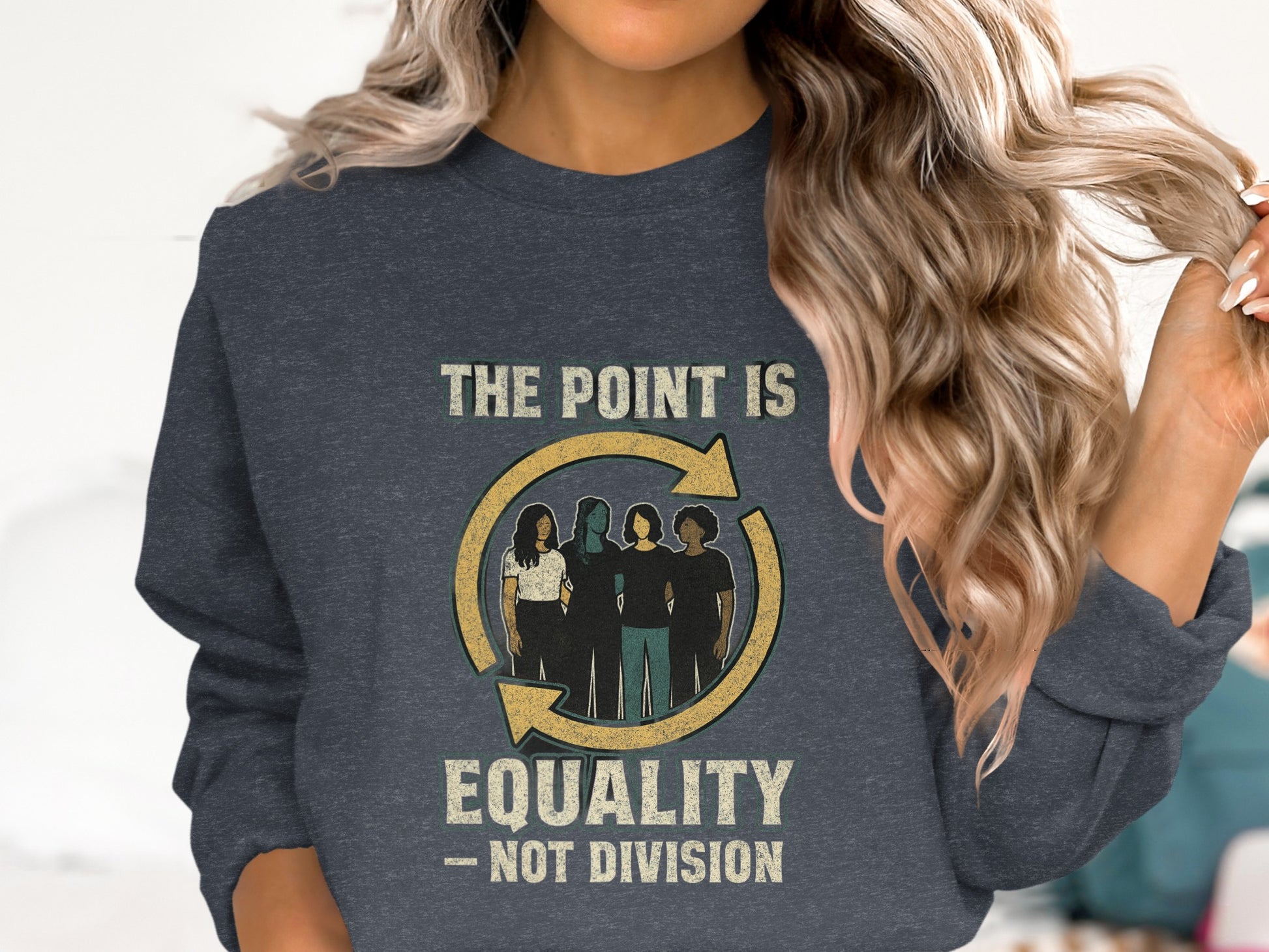 The Point Is Equality Not Division Graphic Shirt product type