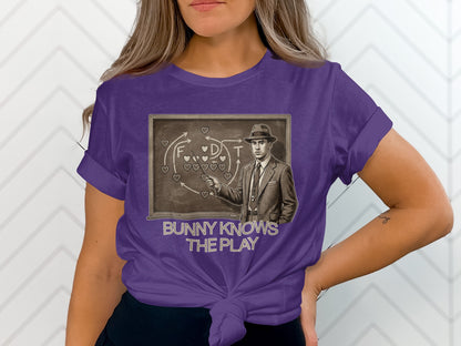 Bunny Knows The Play Graphic Tee Product
