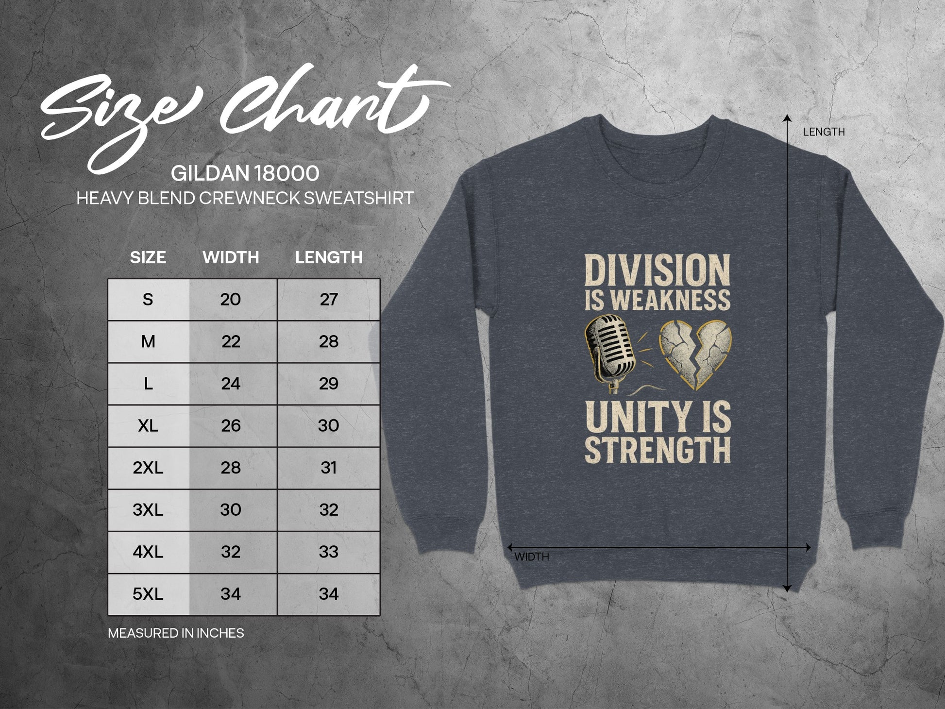 Division Is Weakness Unity Is Strength Sweatshirt product
