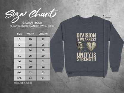 Division Is Weakness Unity Is Strength Sweatshirt product