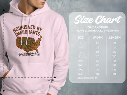 Nourished By Immigrants Hooded Sweatshirt product type