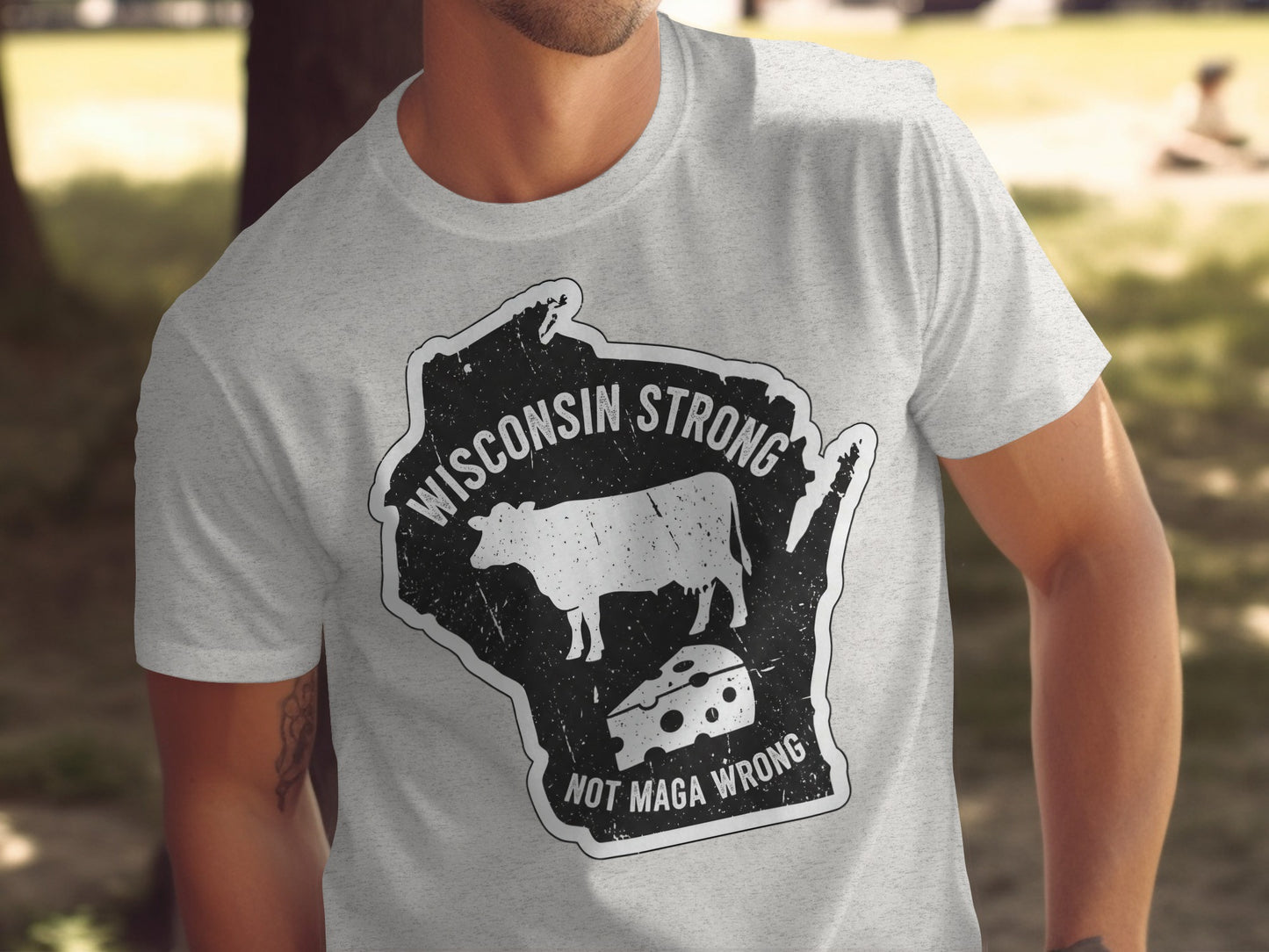 Wisconsin Strong Not MAGA Wrong T-Shirt product type