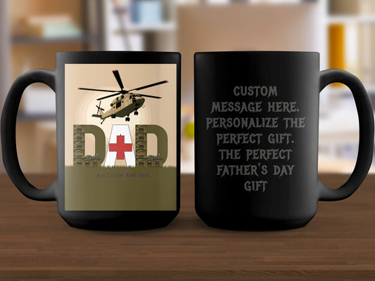 Custom Helicopter Dad The Perfect Fathers Day Mug Product