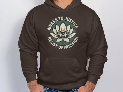 Awake to Justice Resist Oppression Hoodie product