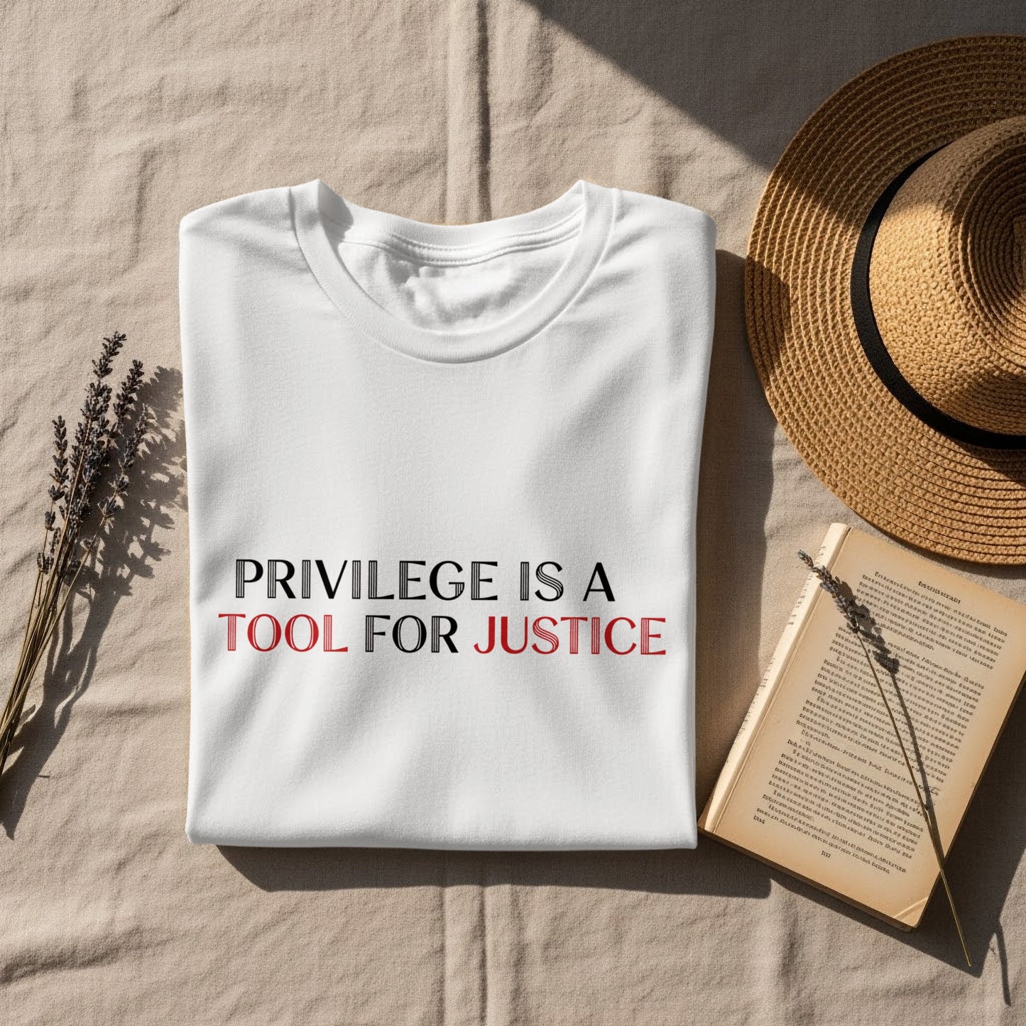 Privilege Is A Tool For Justice T-shirt product