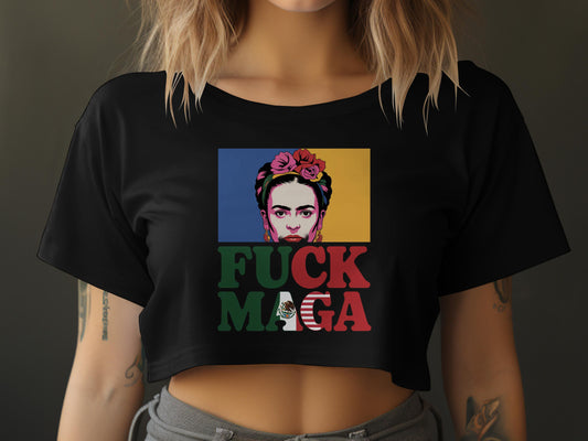 Fuck Maga Women's Crop Top Shirt product