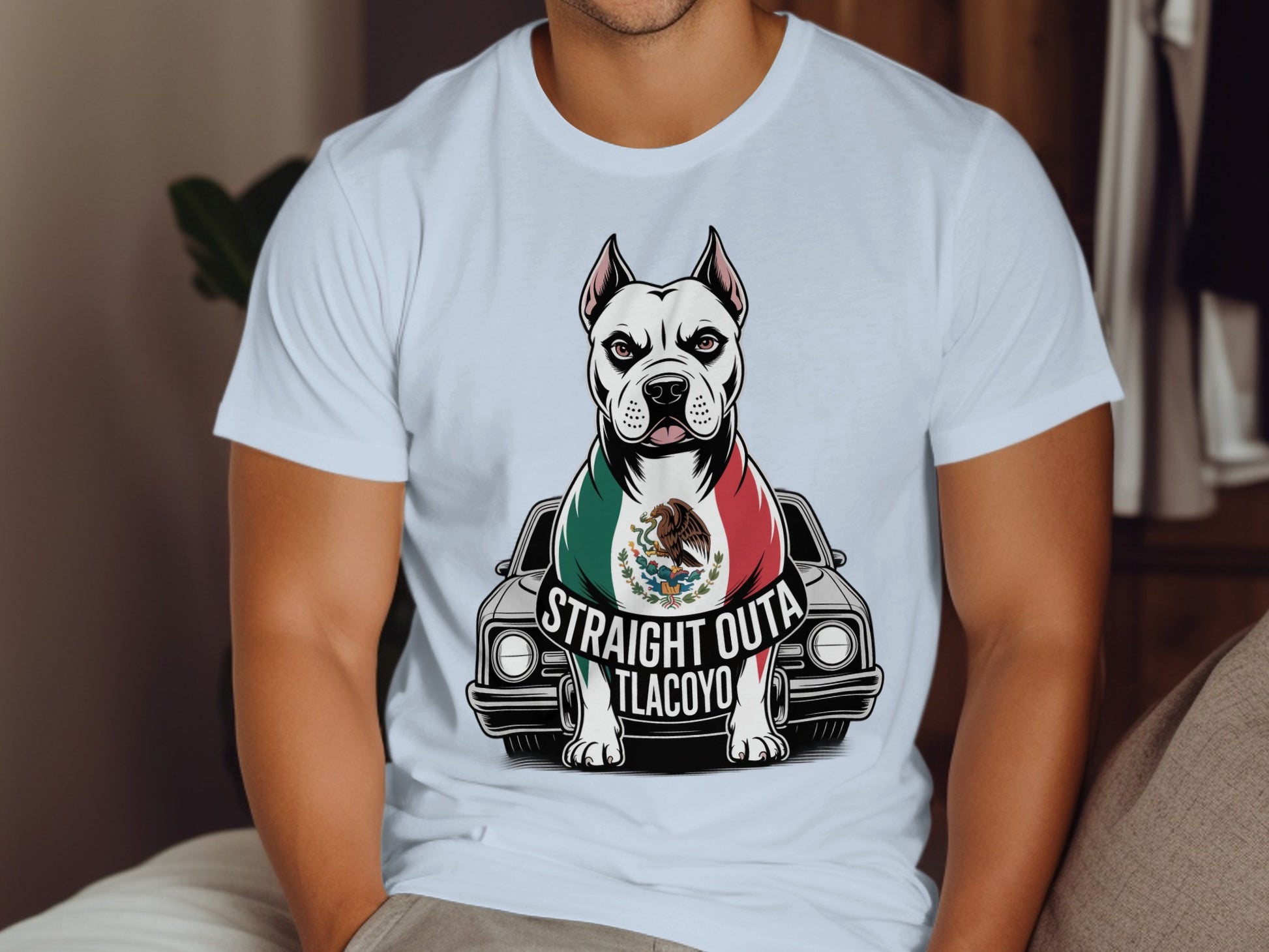 Straight Outta Tlacoyo Bulldog Graphic T-Shirt product type