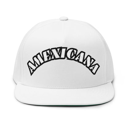 MEXICANA Embroidered White Cap Hat for Men and Women