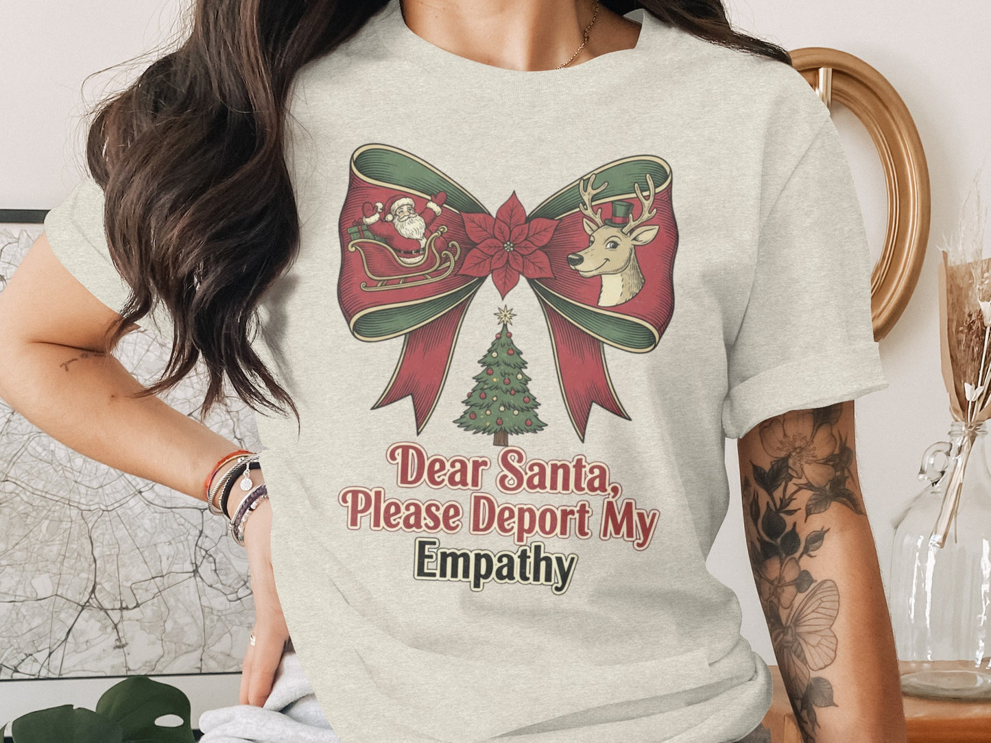 Dear Santa Please Deport My Empathy shirt