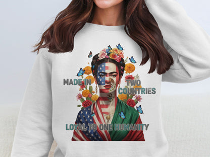 Made In Two Countries Loyal To One Humanity Sweatshirt