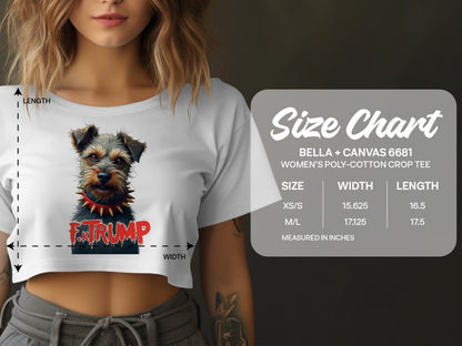 F TRUMP Graphic Crop Tee Product Type