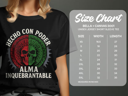 Hecho Con Poder Skull Design Jersey Short Sleeve Tee product