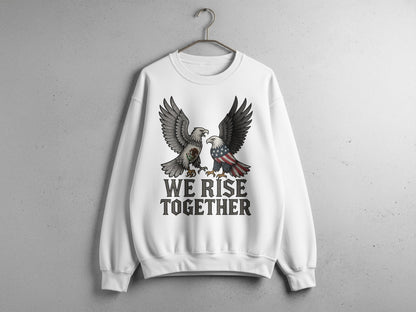 We Rise Together Design Printed Sweatshirt Product