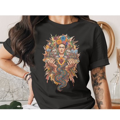 Frida Kahlo Vibrant Artistic Folk Art Colorful product type