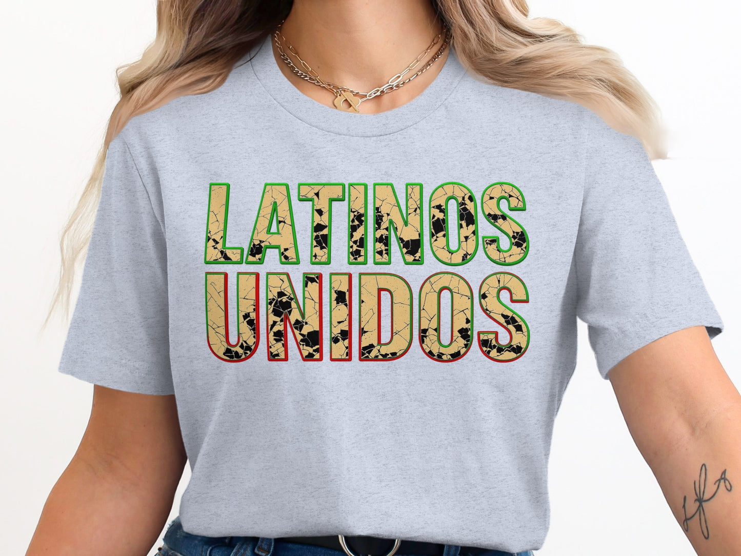 Latinos Unidos Graphic Text Fashion Statement product type