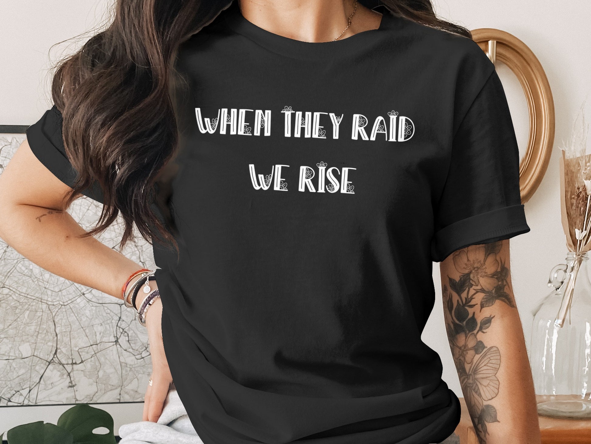 When They Raid We Rise Inspirational Shirt product